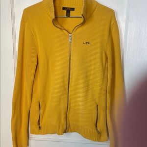 Lauren Ralph Lauren Mustard Cowl Neck Sweater